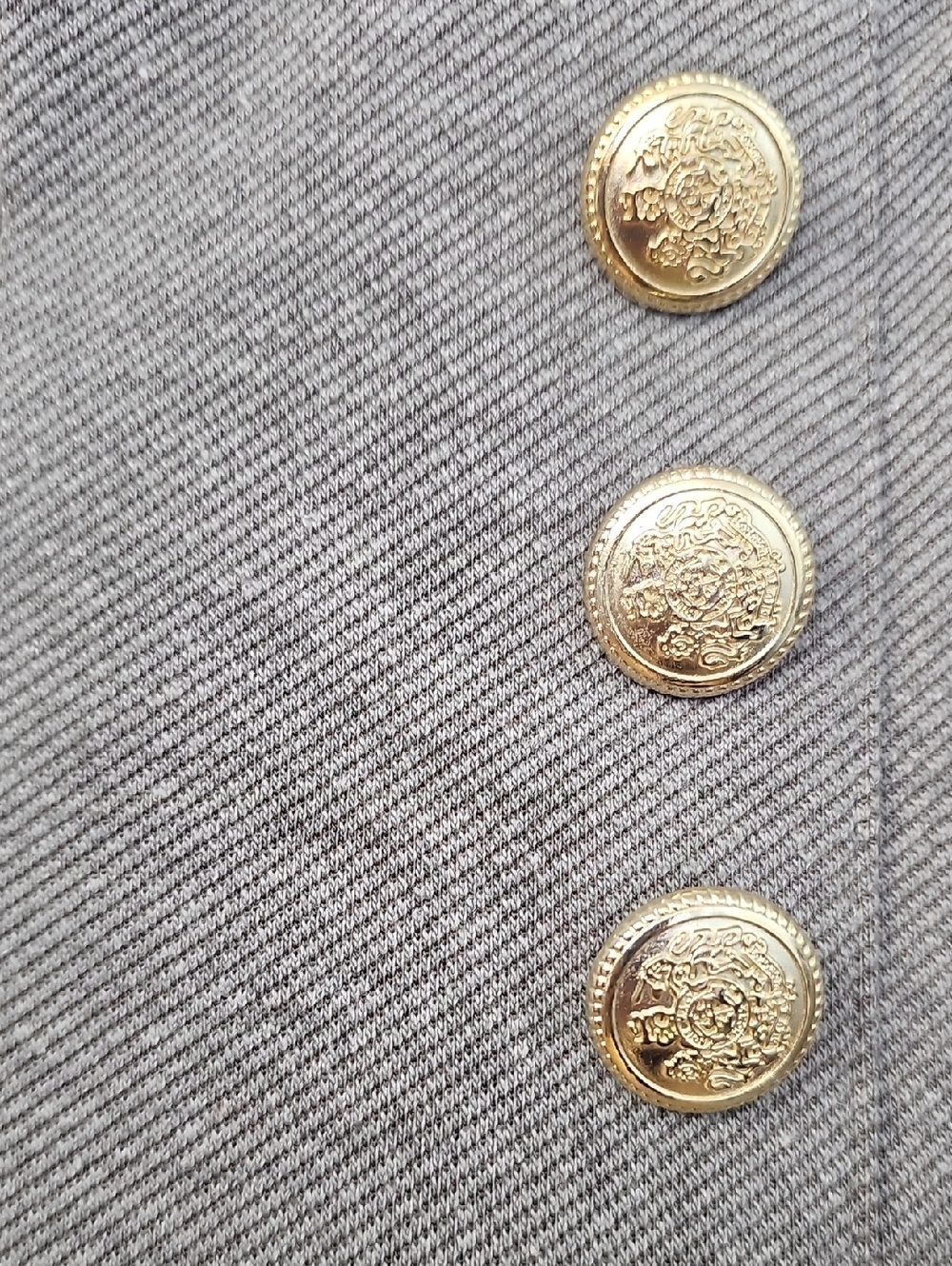 Zara Twill Trousers with Buttons, Wide Leg, Size S - Picture 4 of 6